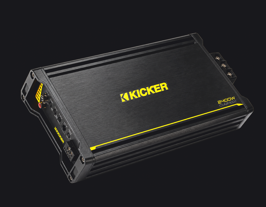 Kicker 2400W monoblock bass amplifier